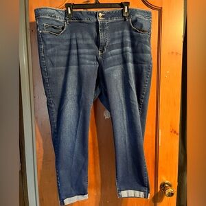 Royalty Ankle Stretch Jeans Size 22